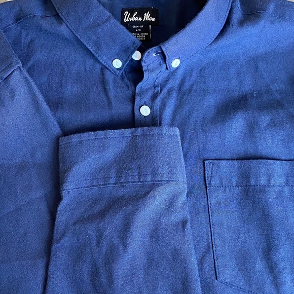 Urban men. Slim fit, button up long sleeve shirt - Picture 3 of 4